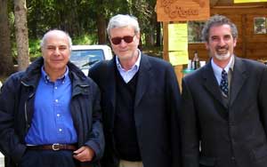 1° Festival internazionale della filosofia in Sila: Giacomo Marramao, Gianni Vattimo e Francesco Saverio Alessio - Silavana Mansio, 7 giugno 2006 - fotografia: Carmine Talerico