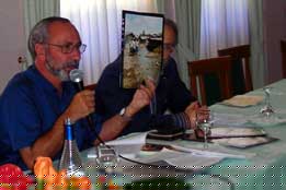 Don Battista Cimino, Missionario di Cristo in Africa durante il suo intervento al  - fotografia: Carmine Talerico