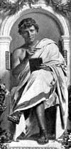 Ritratto di Ovidio - Publio Ovidio Nasone (Sulmona, Abruzzo 43 a.C.  Tomi, Mar Nero 17-18 d.C.)
