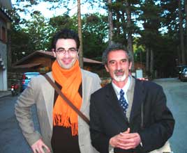 Santiago ZABALA e Francesco Saverio ALESSIO a Silvana Mansio per il 1° Festival internazionale di filosofia in Sila - fotografia: Carmine TALERICO
