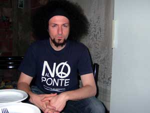 Emiliano Morrone in Sila nel 2006